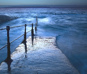 Morze, Pomost, Zalany