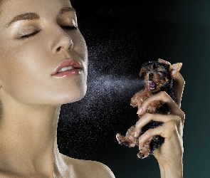 Pies, Perfumy, Kobieta