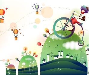 Bicykl, Fantasy, Pajacyk