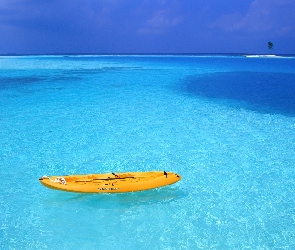 Kajak, Wyspa, Ocean