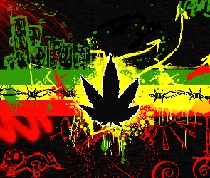 Rasta, Grafitti, Reggae