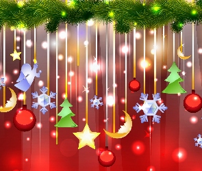 Ozdoby, Świąteczne, Boże, Narodzenie