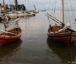 Łódki, Jastarnia, Morze