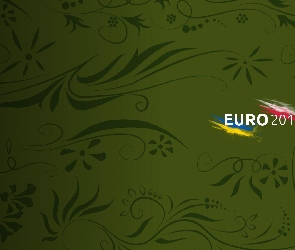 Euro, Tło, Zielone, 2012