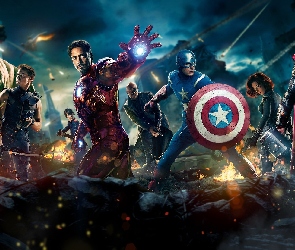 The Avengers, Zgliszcza, Bohaterzy