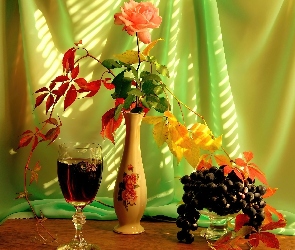 Wino, Winogrona, Jesienny, Bukiet