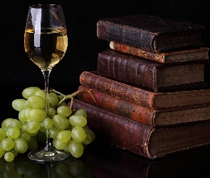 Wino, Winogrona, Stare, Książki