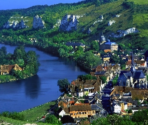 Miasto, Francja, Rzeka
