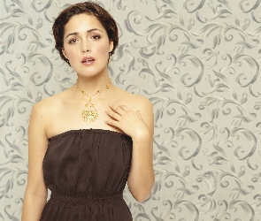 Naszyjnik, Sukienka, Rose Byrne, Czarna