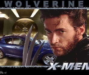 Hugh Jackman, samochód, x-men