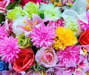 Kolorowe, Kwiaty, Różne