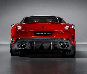 Auto, Ferrari 599 GTO, Czerwone