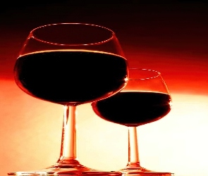 Wina, czerwone wino, lampki