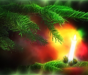 Fractalius, Choinka, Boże, Narodzenie