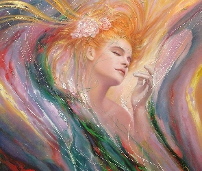 Kobieta, Fantasy, Rudowłosa