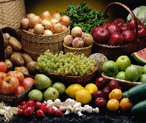 Różne, Warzywa, Owoce