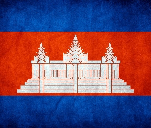 Flaga, Kambodża, Państwa