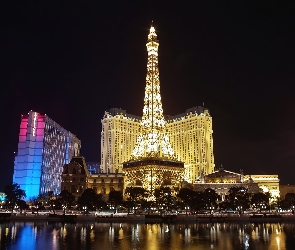 Panorama, Noc, Las Vegas