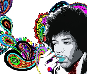 Gitarzysta, Muzyk, Jimi, Hendrix