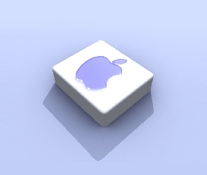 Logo, Kostka, Apple