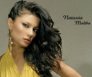 Kolczyki, Makijaż, Natassia Malthe