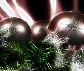 Choinka, Fractalius, Bombki