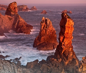 Skały, Ocean