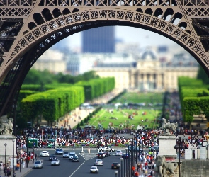 Paryż, Turyści, Wieża Eiffla