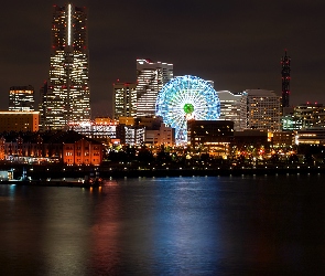 Yokohama, Noc, Japonia