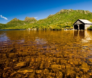 Jezioro, Domek, Wzgórza