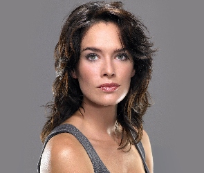 Top, Szary, Lena Headey, Brunetka