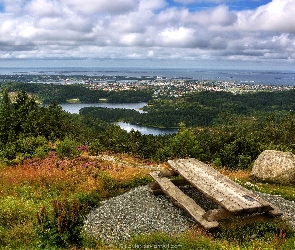 Zatoka, Ławeczka, Morze