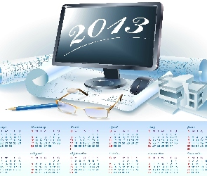 Monitor, Projekt, Kalendarz, 2013