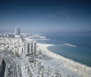Wybrzeże, Plaża, Morze