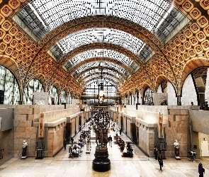 Francja, Wnętrze Muzea, Muzeum Orsay, Paryż
