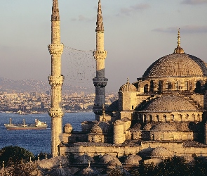 Meczet, Błękitny, Turcja, Istambuł