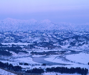 Las, Mróz, Śnieg, Zaspy