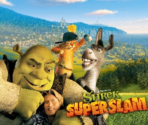 Shrek, Osioł, Kot