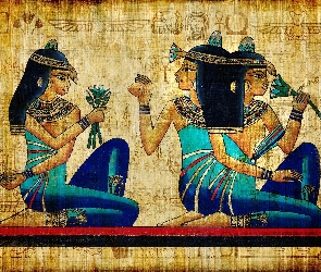 Obraz, Kobiety, Egipt, Boginie, Starożytny