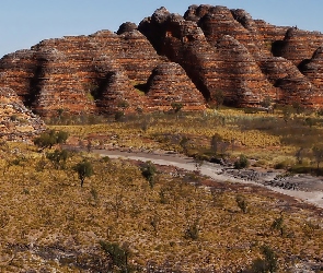 Purnululu, Narodowy, Góry, Australia, Rzeka, Park