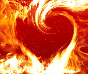 Walentynki, Ogień, Serce