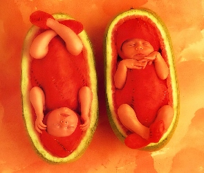 Dzieci, Melon, Śpiące