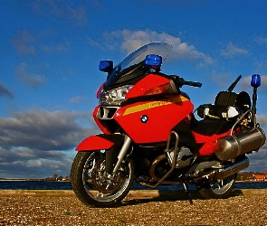 BMW, Pożarnej, Motocykl, Straży