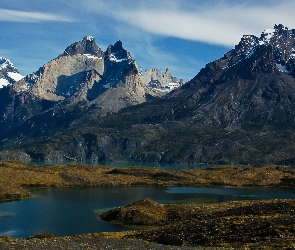 Góry, Patagonia, Jezioro
