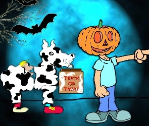 krowa, Halloween