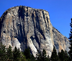 Góry, Park Narodowy Yosemite, Stany Zjednoczone, Stan Kalifornia