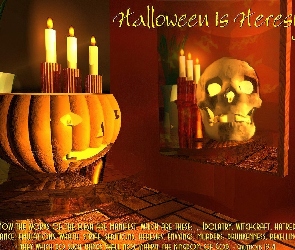 Halloween, czaszka