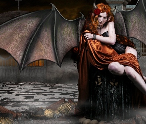 Diablica, Szkielety