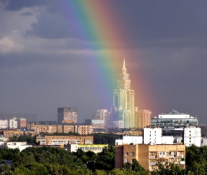 Tęcza, Miasta, Moskwa, Widok