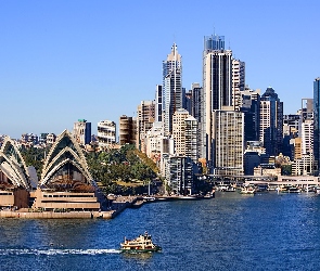 Opera House Opery, Wieżowce, Australia, Sydney